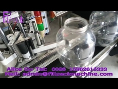 Automatische Klebeetikettiermaschine für große runde Flaschen