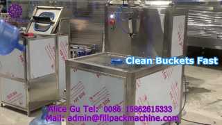 2112 L5 Ukraine Halbautomatischer Fünf-Gallonen-Eimer-Hochdruck-Innenspüler mit einer Station