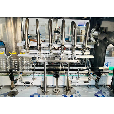 Automatische Flüssigwasser-Saft-Füllmaschine-Plastikglas-Flaschen-Multi-Kopf fournisseur