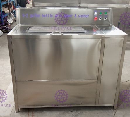 S-2 2 Station 5 Gallonen Flasche Spülen mit heißem alkalischem Wasser fournisseur