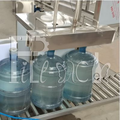 Edelstahl 304 PVC 3 Gallonen-Flaschen-Etikettiermaschine-Hals-Dampf fournisseur