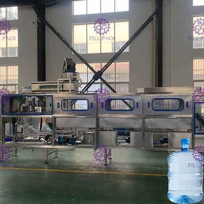 Heißes alkalisches Wasser, das Füllmaschine der Gallonen-200BPH wäscht fournisseur