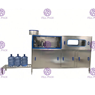 Heißes alkalisches Wasser, das 120 BPH-Gallonen-füllende Linie ausspült fournisseur