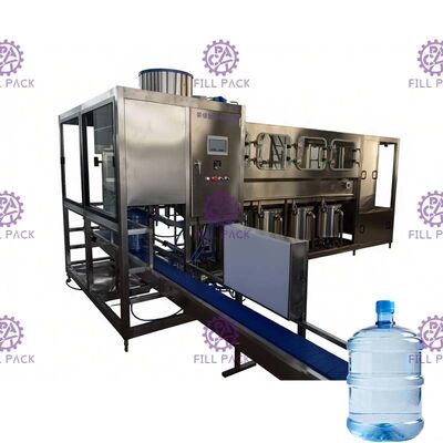 Integriertes 450BPH 20L 5 Gallonen-Wasser-Füller Plc-Steuerung fournisseur