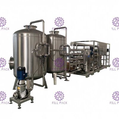 Umkehr-Osmose-Wasserbehandlungs-Maschine des Quellwasser-3000LPH fournisseur