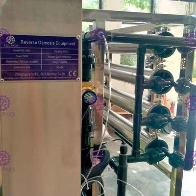 FRP filtert vor Wasserbehandlungs-Maschine der Umkehr-Osmose-500LPH fournisseur