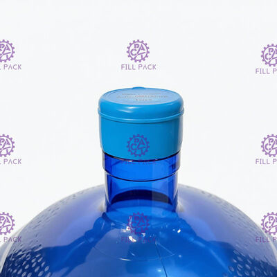 Einteilige reine PET-Gallonen-Flaschenkapsel des Wasser-Eimer-55mm mit kundengebundenen Aufklebern fournisseur