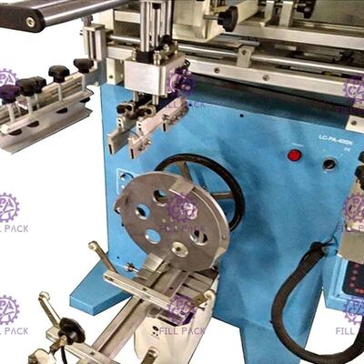 Drehsiebdruck Semiauto, der Flaschen-Etikettierer-Fotoelektrizitäts-Entdeckung für Flasche 20l druckt fournisseur