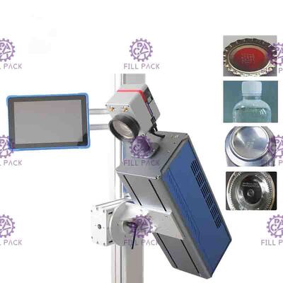 1KW Luftgekühlte Laser-Datumdrucklinie / Anlage / Einheit für Getränkeflaschen fournisseur