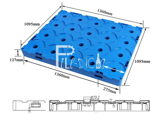 HDPE Flaschen-Paletten-Gallonen-Wasserpflanze-Verbrauchsmaterialien fournisseur