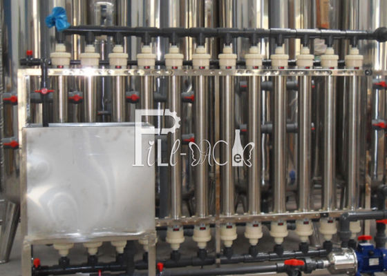 Wasser-abfüllende Linie hohle Faser-Filtration 4000 LPH RO-Anlage fournisseur