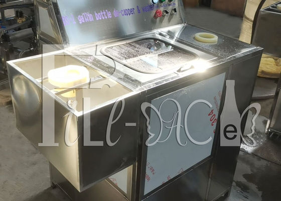 5 automatische Flaschen-Waschmaschine der Gallonen-19liters 380V halb fournisseur