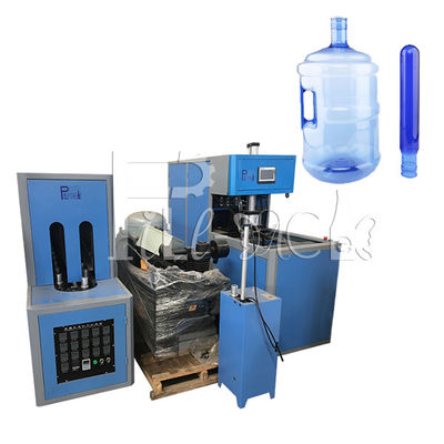 Halb automatisches HAUSTIER Plastikflasche 5 Gallone 20 Liter-Blasformen-Maschine mit Griff fournisseur
