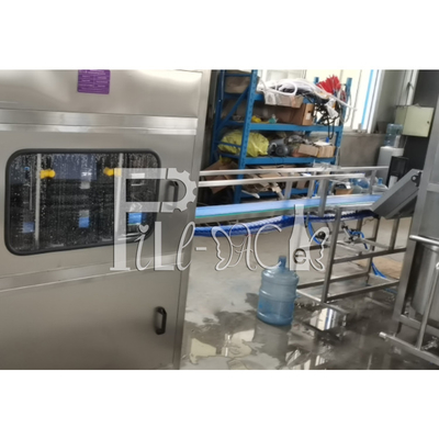 450 BPH Lineare 5 Gallonen externe Flaschenwaschmaschine fournisseur