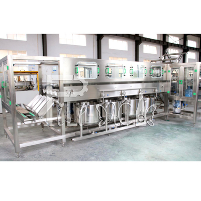 Automatisches Mineralwasser-Fass-abfüllende Füllungs-Linie der Gallonen-600BPH fournisseur