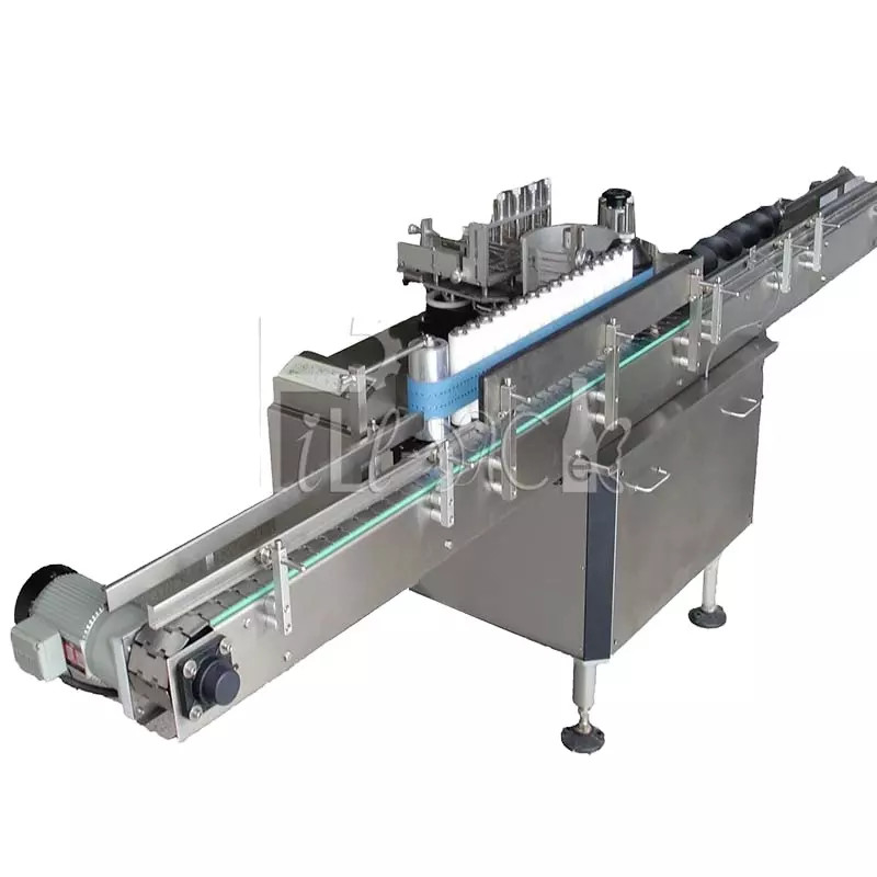 Kalte Flaschen-Etikettierer-Maschinen-vollautomatische Runde des Kleber-3000BPH gerade horizontal fournisseur