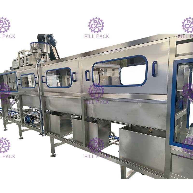 Eine Flaschen-Wasser-Füllmaschine-/Linien-/Einheits-reine Wasser-Reinigung der Straßen-3 der Gallonen-200BPH fournisseur