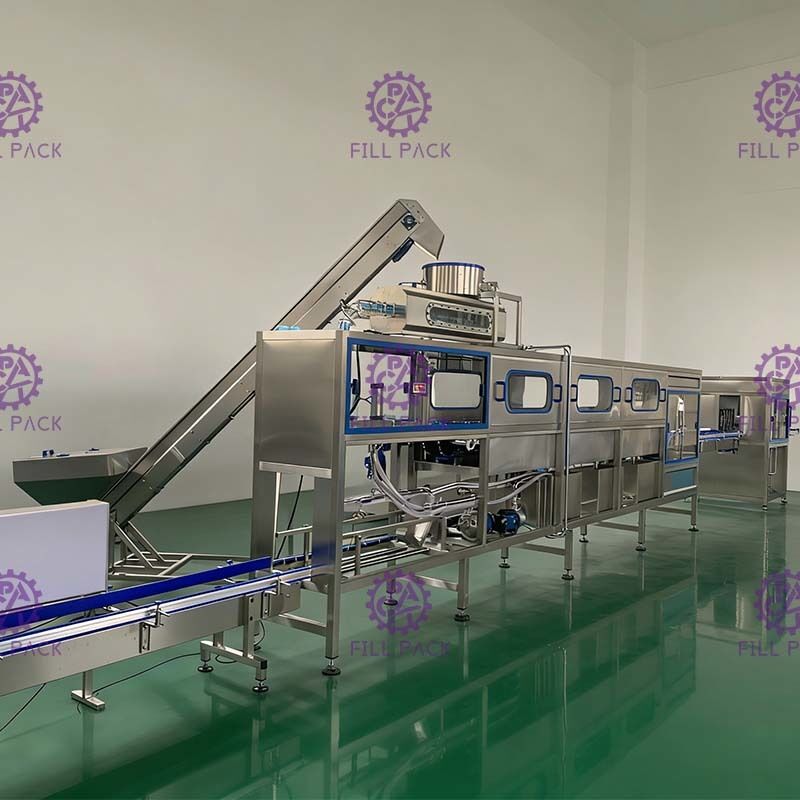 5 Gallonen-Fass-Wasser-Füllmaschine fournisseur