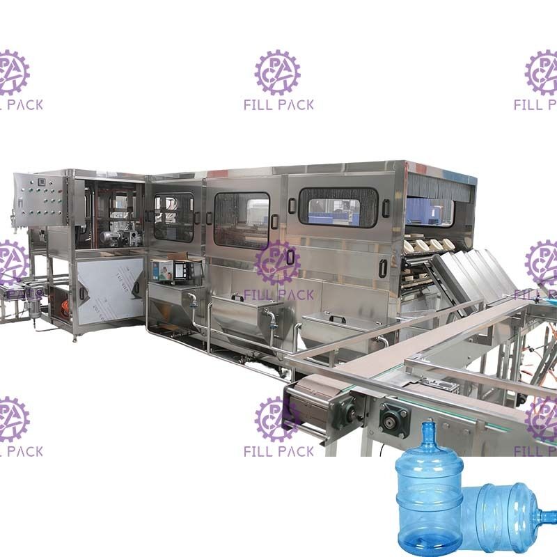 5000*2300*1800mm Monoblock Gallonen-füllende Ausrüstung fournisseur