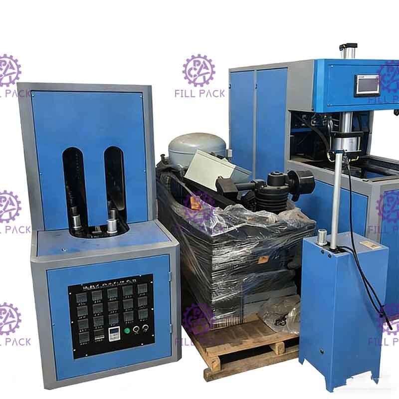 Halb automatisches HAUSTIER Plastikflasche 5 Gallone 20 Liter-Blasformen-Maschine mit Griff fournisseur