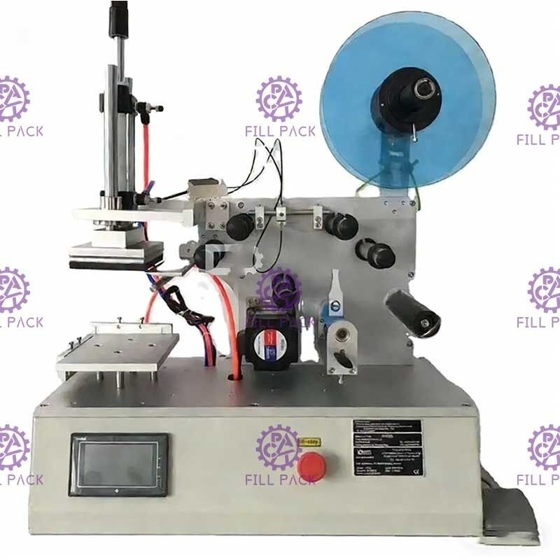 Halbautomatisches Quadrat-flaches Flaschen-Etikettierer-Glas-Simplex-oder doppelte Seiten-klebende Aufkleber-Etikettiermaschine-Ausrüstung fournisseur
