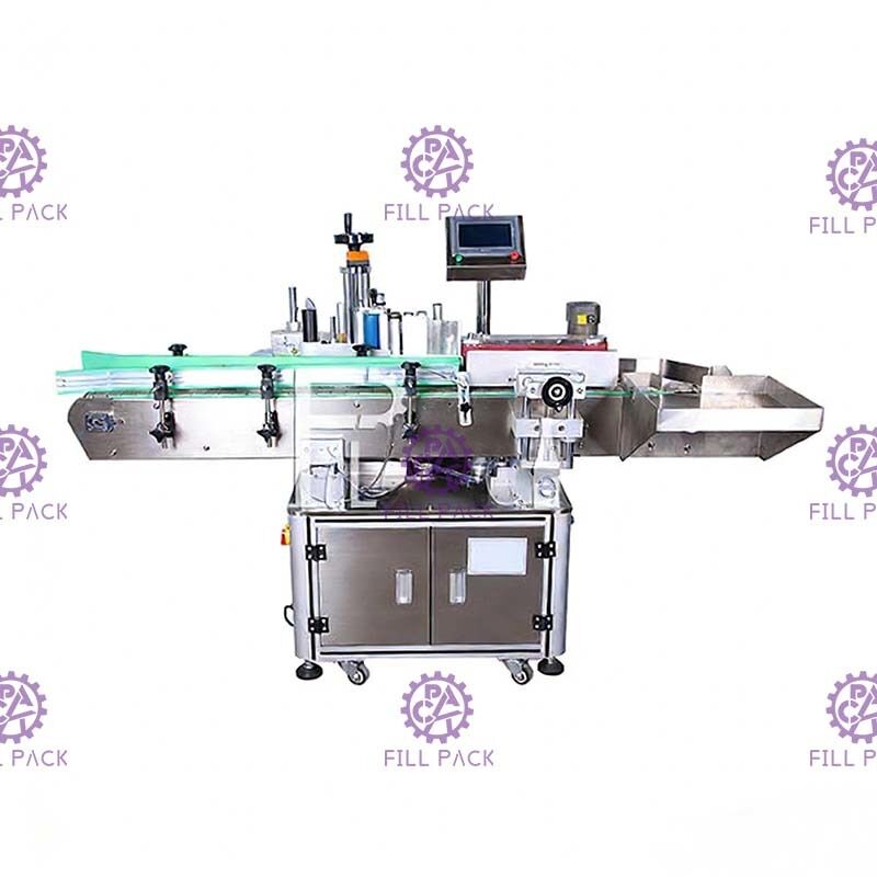 Touch Screen SUS304 runde Flaschen-Etikettiermaschine fournisseur