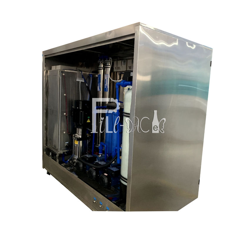 Gallonen-Flasche/Fass-reiner/trinkbarer Umkehr-Osmose-Wasser-Automat 200lph fournisseur