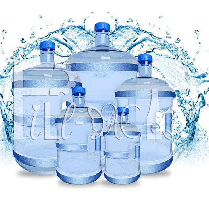Recyclebares 18.9L 20 Liter 5 Gallone PC-Flasche mit Griff für Trinkwasser fournisseur