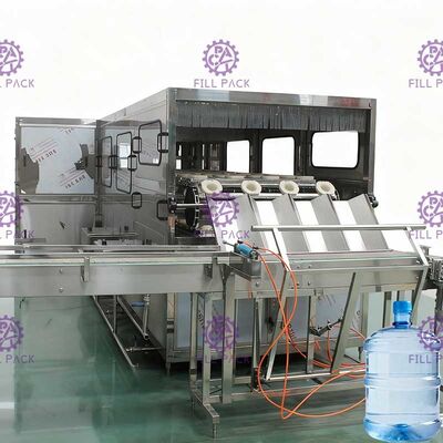 Reines Wasser Fertigungsstraße des 5 Gallonen-Flaschen-Fass-Füllmaschine-Wasser-600BPH/900BPH