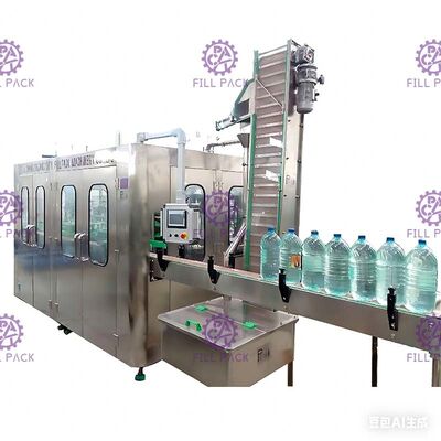 3L / MineralFüllmaschine-Linie reines Wasser 3 der flaschen-5L/10L in 1 Plastik-1000BPH 7.5KW