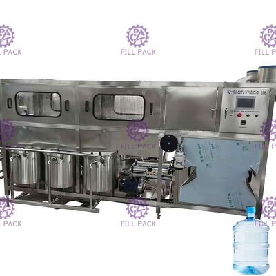 300bph 5 Gallonen-Trommel PLC-Fass-Wasser-Füllmaschine automatisch