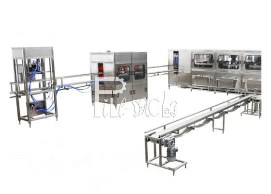 Mechanisches gefahrenes 600BPH 5 Gallonen-Wasser-Flaschenabfüllmaschine