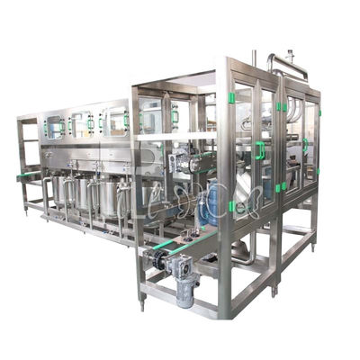 600BPH volle automatische vier Linie Monoblock-Gallonen-Füllmaschine mit Überströmventil